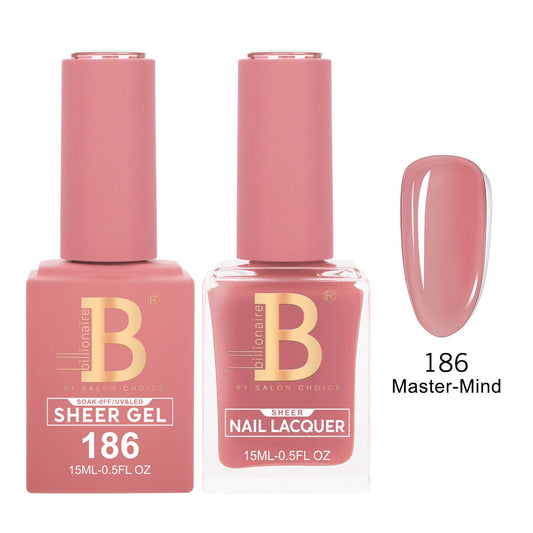 Billionaire 186 Master-Mind - Imperial Collection Gel & Lacquer Duo 15ml