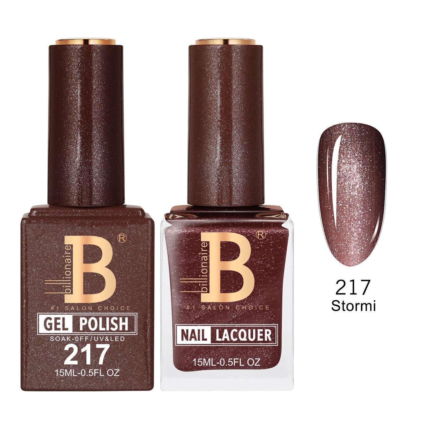 Billionaire 217 Stormi - Imperial Collection Gel & Lacquer Duo 15ml