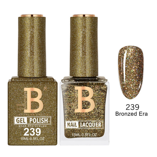 Billionaire 239 Bronzed Era - Imperial Collection Gel & Lacquer Duo 15ml