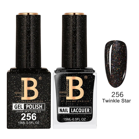 Billionaire 256 Twinkle Star - Imperial Collection Gel & Lacquer Duo 15ml