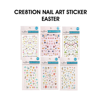 Cre8tion Nail Art Sticker Easter (10 Styles)