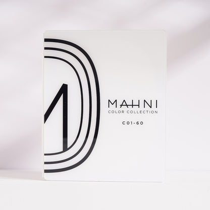 Mahni Cream Gel Color Collection Book - 60 Colors