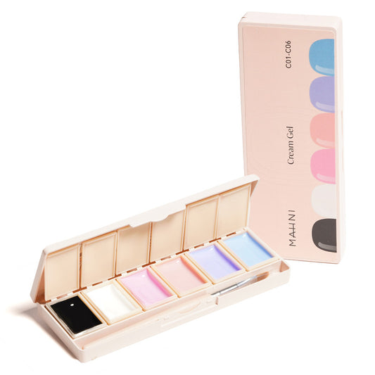 Mahni Cream Gel Palette/6 colors: #01-06