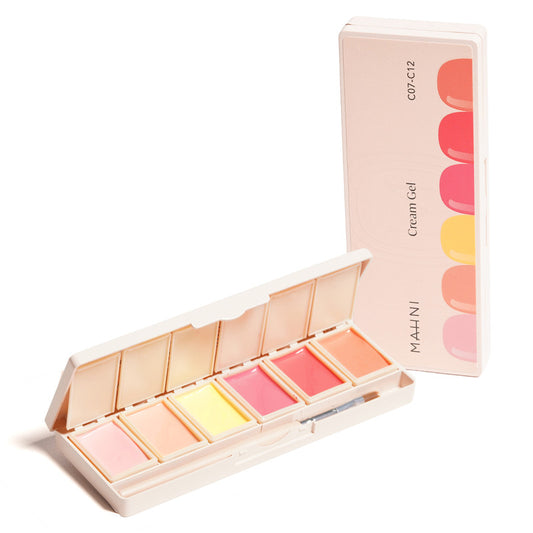 Mahni Cream Gel Palette/6 colors: #07-12