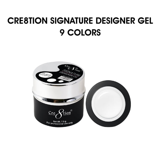 Cre8tion Signature Designer Gel 7.5g - Full Set 9 Colors