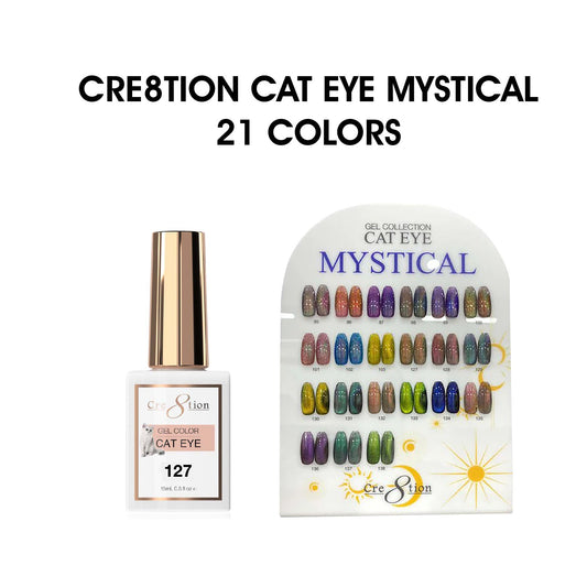 Creation Cat Eye Gel 0.5oz - Mystical Collection - 21 colors (#95 - #103, #127 - #138)