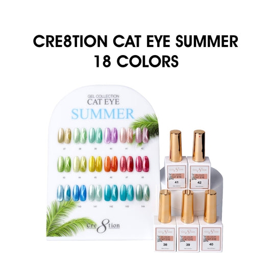 Creation Cat Eye Gel 0.5oz - Summer Collection - 18 colors (#37 - #48, #139 - #144)