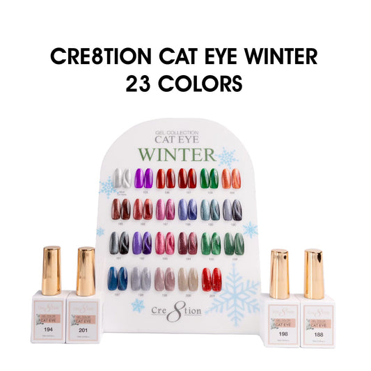 Creation Cat Eye Gel 0.5oz - Winter Collection - 23 colors (#105 - #108, #184 - #201, #Silver Cateye)