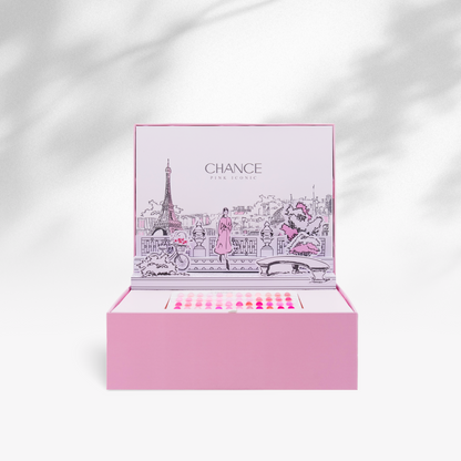 Chance Pink Iconic Collection  -  48 TPO &amp; HEMA FREE Gel Colors w/ 2 Color displays &nbsp;(free 12 base, 12 top gel).5oz