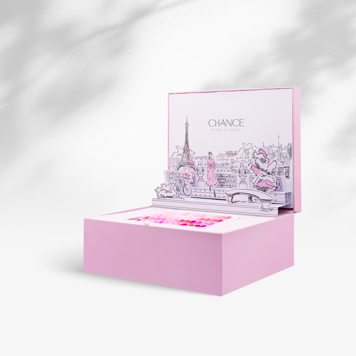 Chance Pink Iconic Collection  -  48 TPO &amp; HEMA FREE Gel Colors w/ 2 Color displays &nbsp;(free 12 base, 12 top gel).5oz