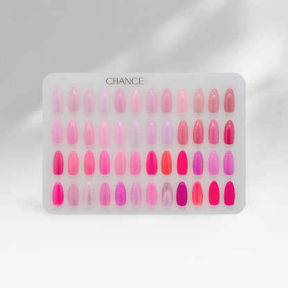Chance Pink Iconic Collection  -  48 TPO &amp; HEMA FREE Gel Colors w/ 2 Color displays &nbsp;(free 12 base, 12 top gel).5oz