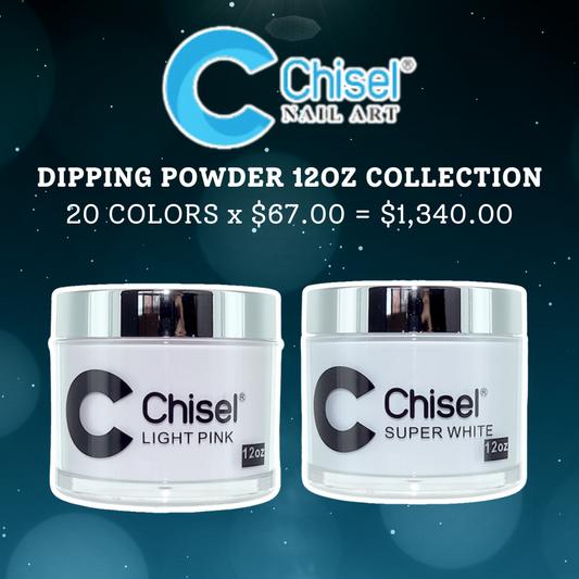 CHISEL DIPPING POWDER 12OZ REFILL COLLECTION