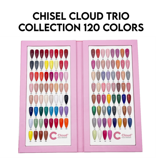 CHISEL CLOUD TRIO COLLECTION 120 colors (free 2 color books, 1 color chart)