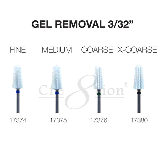 Cre8tion CERAMIC Gel Removal Nail Filing Bit 3/32"