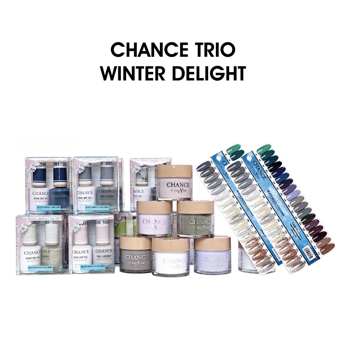 Chance Matching Trio 36 Colors - Winter Delight Collection
