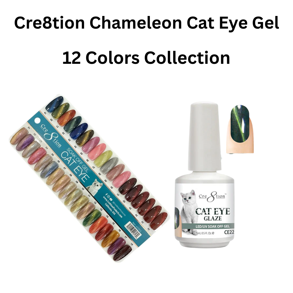 Creation Chameleon Cat Eye Gel 12 Colors Collection