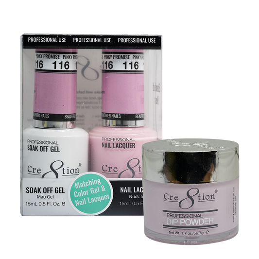 Cre8tion Matching Sets - 116 Pinky Promise