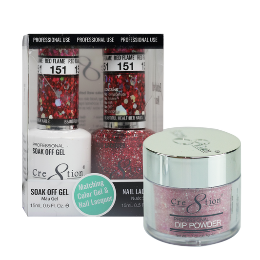 Cre8tion Matching Sets - 151 Red Flame