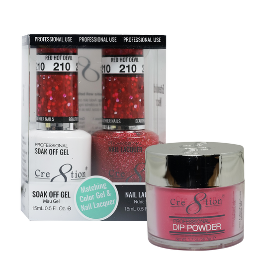 Cre8tion Matching Sets - 210 Red Hot Devil