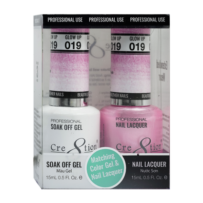 Cre8tion Matching Sets - 019 GLOW UP (SHIMMERY)