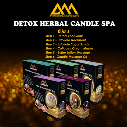 DETOX HERBAL CANDLE SPA 6in1 (Case 50pk) - Lavender