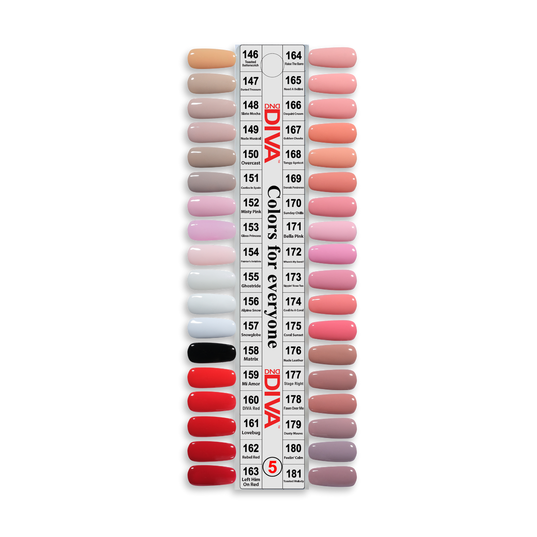 DND DIVA Display Sample Swatch