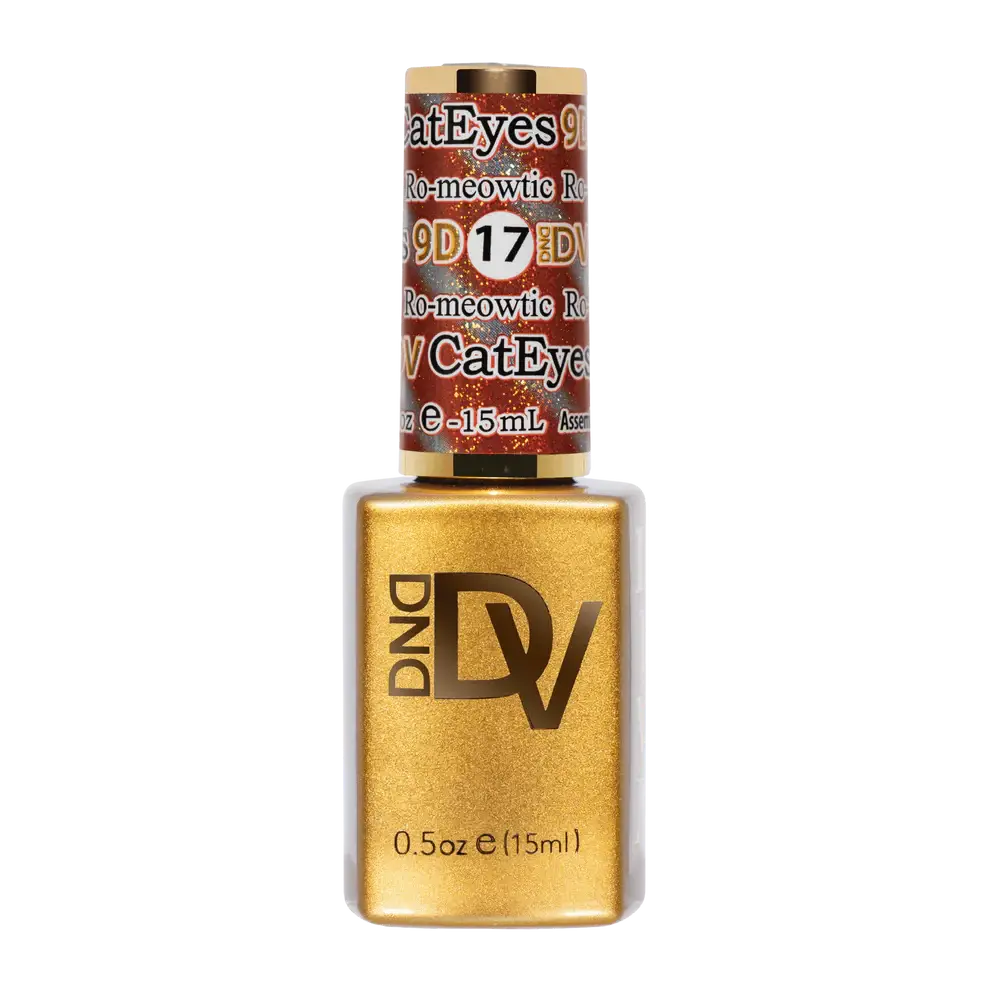 DND - Diva 9D Gelcolor Cat Eye Candy #17 - Ro-meowtic