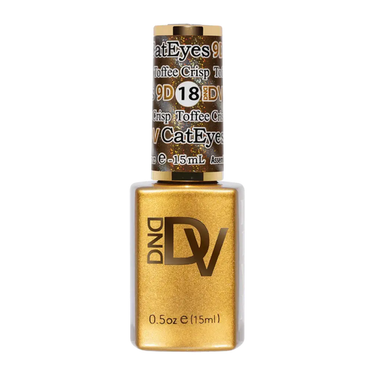 DND - Diva 9D Gelcolor Cat Eye Candy #18 - Toffee Crisp