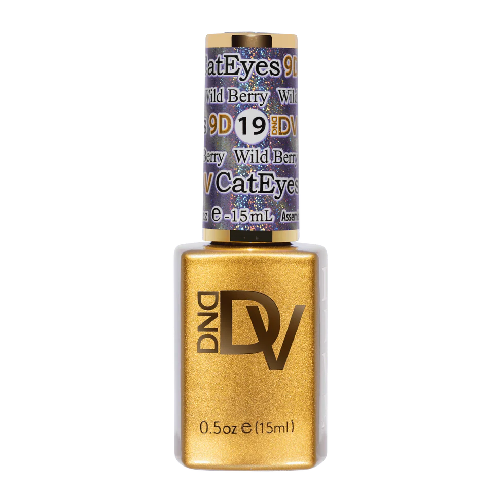 DND - Diva 9D Gelcolor Cat Eye Candy #19 - Wild Berry