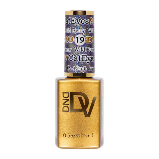 DND - Diva 9D Gelcolor Cat Eye Candy #19 - Wild Berry