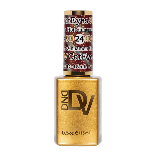 DND - Diva 9D Gelcolor Cat Eye Candy #24 - Hot Cinnamon