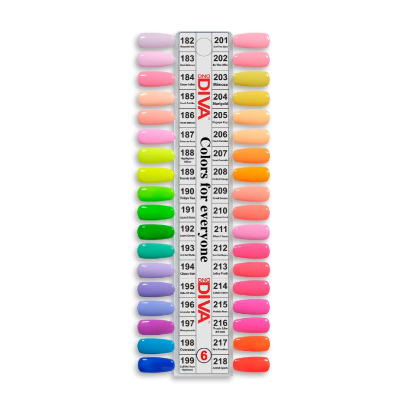 DND DIVA Display Sample Swatch