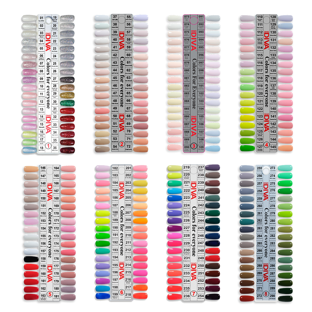 DND Diva Duo 288 Colors + 1 Full Set Sample Tip
