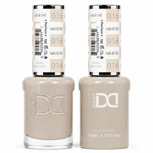 #016 - DND - Hema-Free & TPO-Free Gel & Lacquer - Ash & Tell