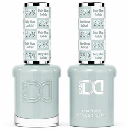 #259 - DND - Hema-Free & TPO-Free Gel & Lacquer - Baby Blues Judicial