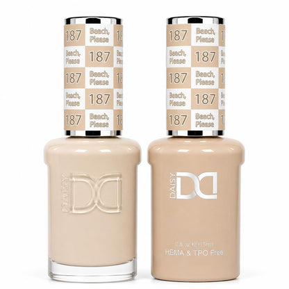 #187 - DND - Hema-Free & TPO-Free Gel & Lacquer - Beach, Please