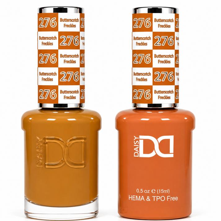 #276 - DND - Hema-Free & TPO-Free Gel & Lacquer - Butterscotch Freckles