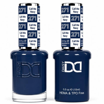 #271 - DND - Hema-Free & TPO-Free Gel & Lacquer - Call Me Navy