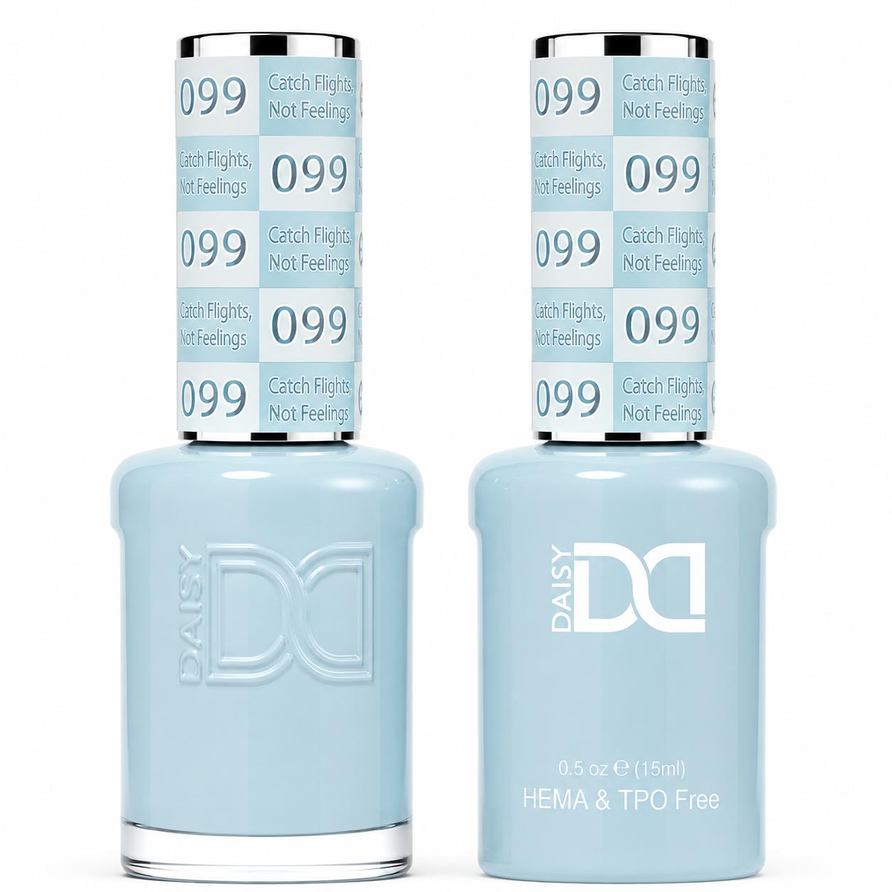 #099 - DND - Hema-Free & TPO-Free Gel & Lacquer - Catch Flights Not Feelings