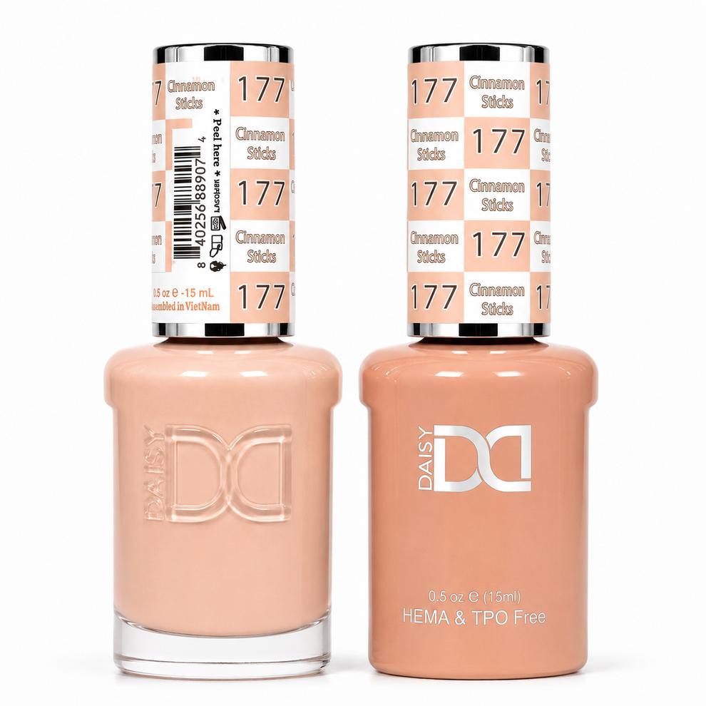 #177 - DND - Hema-Free & TPO-Free Gel & Lacquer - Cinnamon Sticks