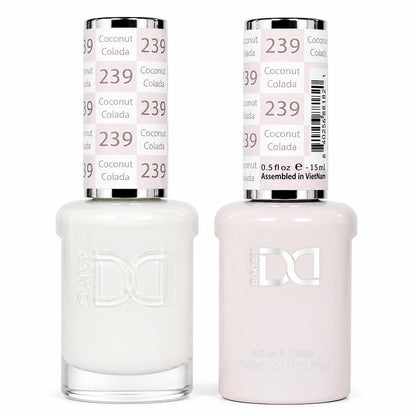 #239 - DND - Hema-Free & TPO-Free Gel & Lacquer - Coconut Colada