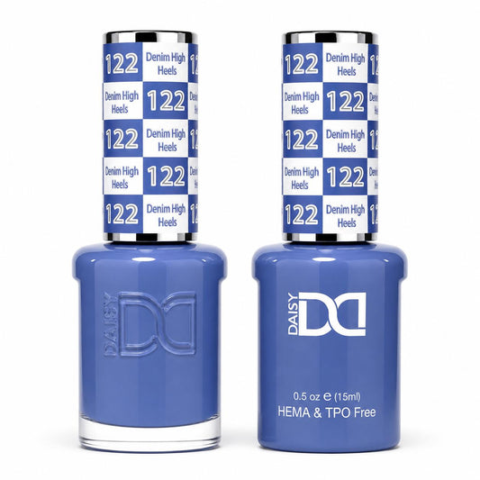 #122 - DND - Hema-Free & TPO-Free Gel & Lacquer - Denim High Heels