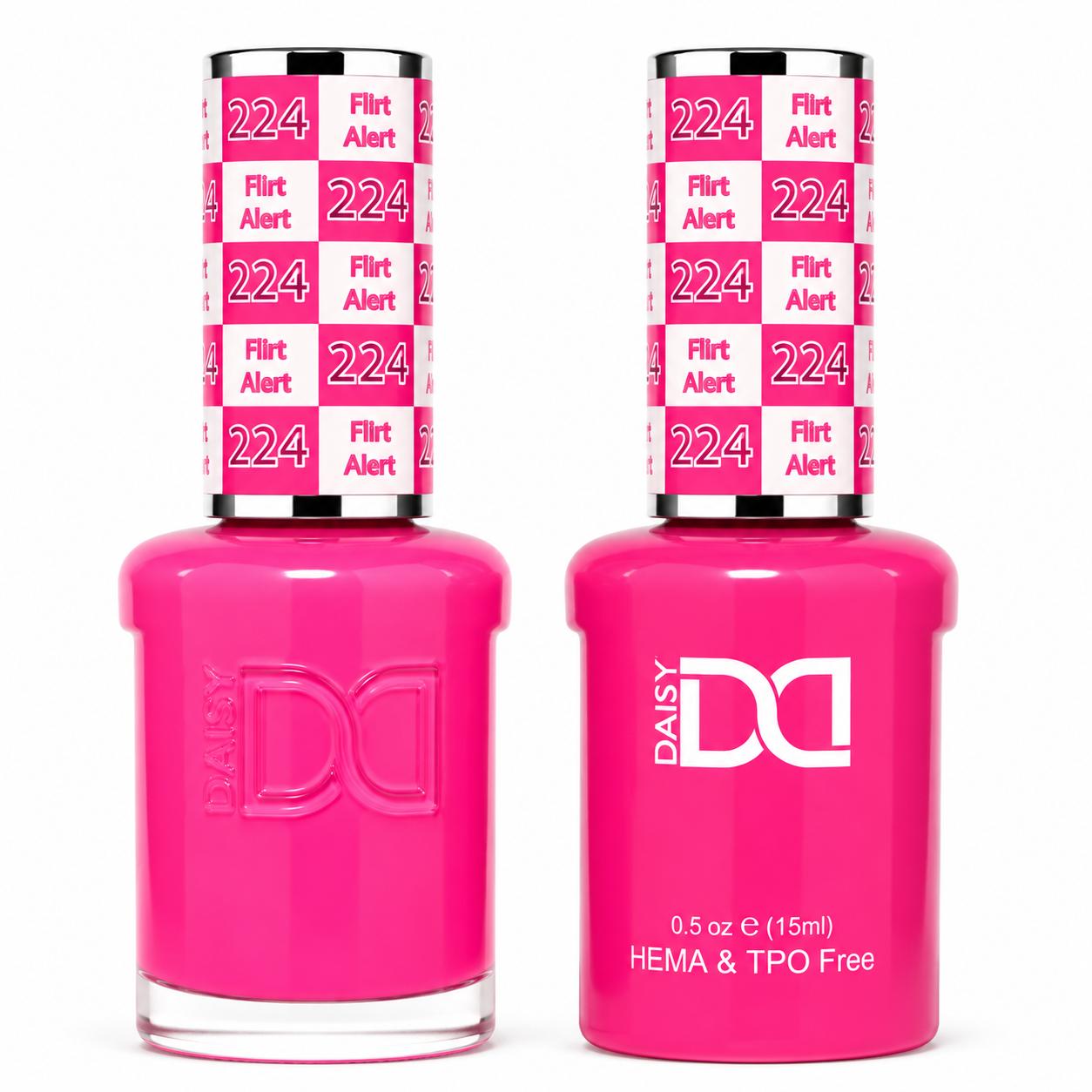 #224 - DND - Hema-Free & TPO-Free Gel & Lacquer - Flirt Alert