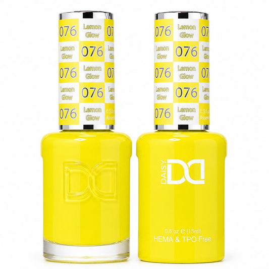 #076 - DND - Hema-Free & TPO-Free Gel & Lacquer - Lemon Glow