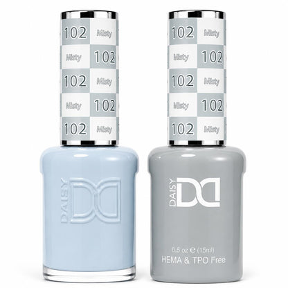 #102 - DND - Hema-Free & TPO-Free Gel & Lacquer - Misty