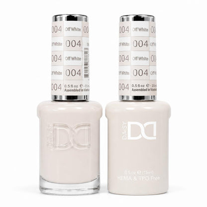 #004 - DND - Hema-Free & TPO-Free Gel & Lacquer - Off White
