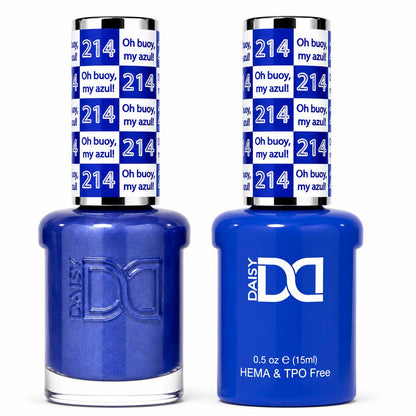 #214 - DND - Hema-Free & TPO-Free Gel & Lacquer - Oh Buoy, My Azul!
