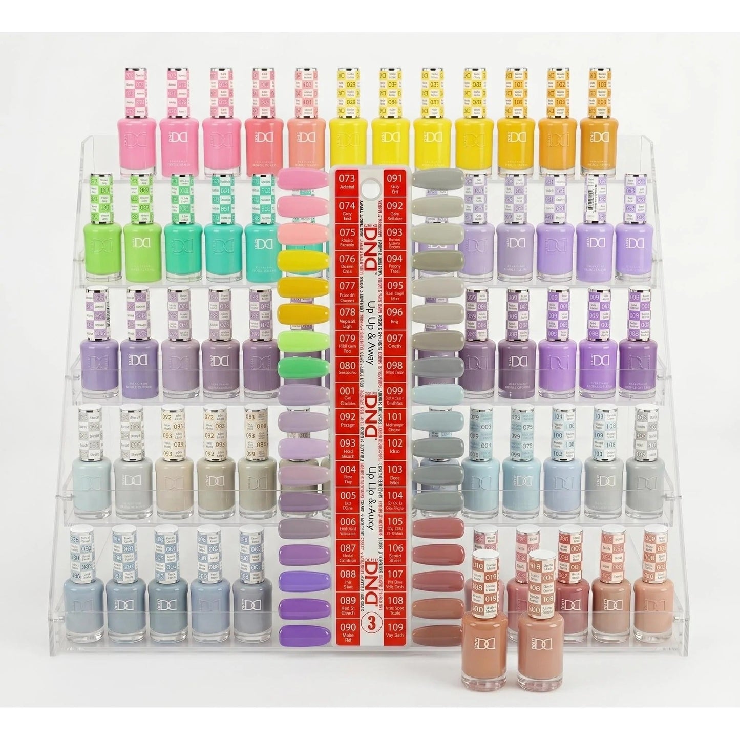 DND Duo Matching Color (HEMA/TPO Free) - 36 Colors Board 3 - Up Up & Away (#073 - #109) w/ 1 Color Chart