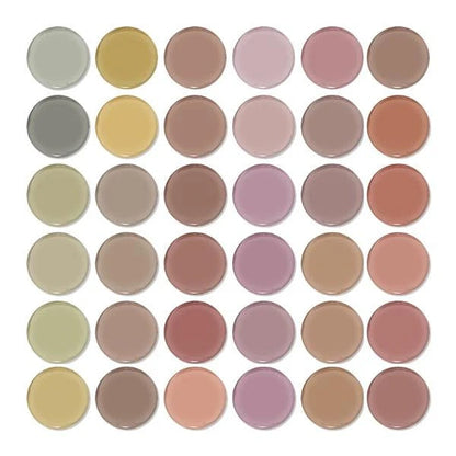 DND Duo Matching Color (HEMA/TPO Free) - 36 Colors Board 5 - Bake Off (#146 - #181) w/ 1 Color Chart