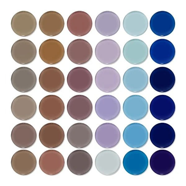 DND Duo Matching Color (HEMA/TPO Free) - 36 Colors Board 6 - I'm The Captian Now! (#182 - #199, #201 - #218) w/ 1 Color Chart